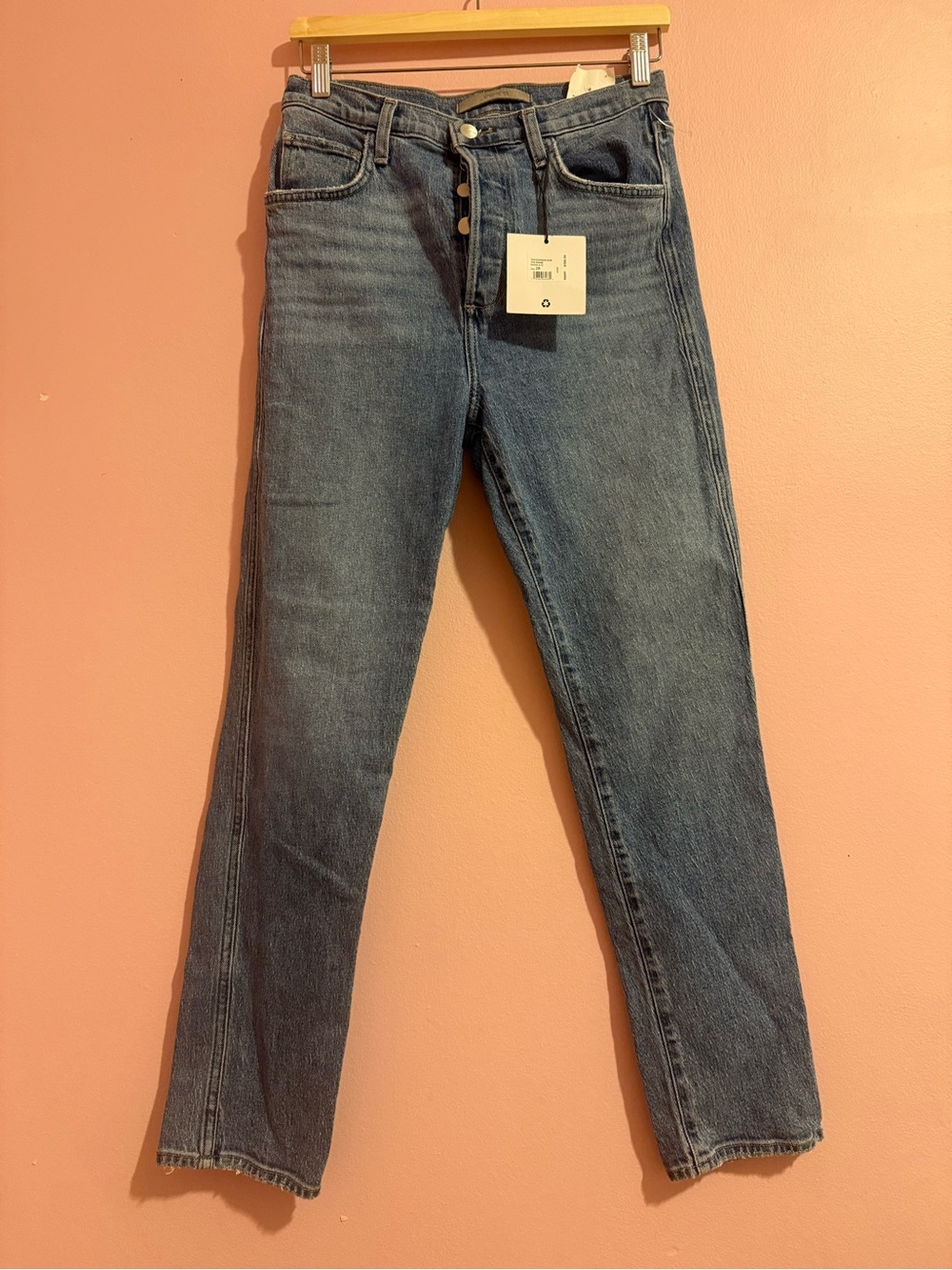 Joe's Jeans Women's Straight Leg Jeans in Medium Blue Wash